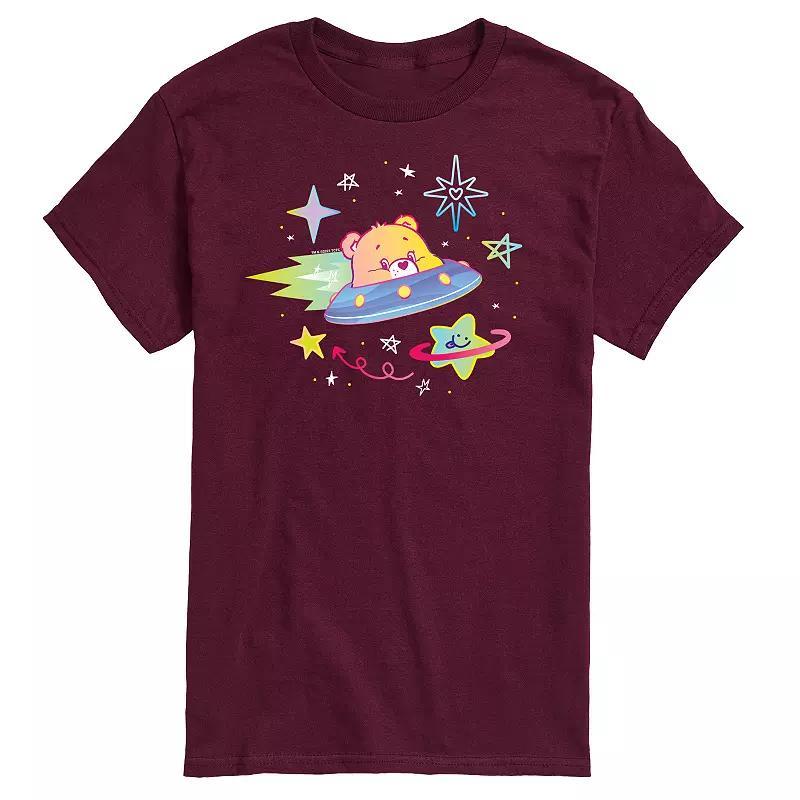 Mens Care Bears UFO Stars Graphic Tee Product Image