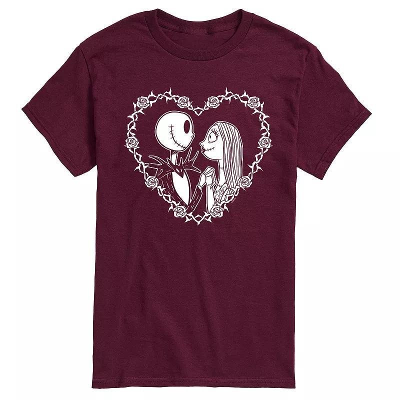 Disneys Nightmare Before Christmas Jack Sally Mens Graphic Tee Product Image