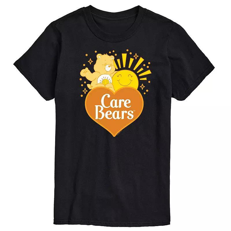 Mens Care Bears Funshine Logo Graphic Tee Product Image