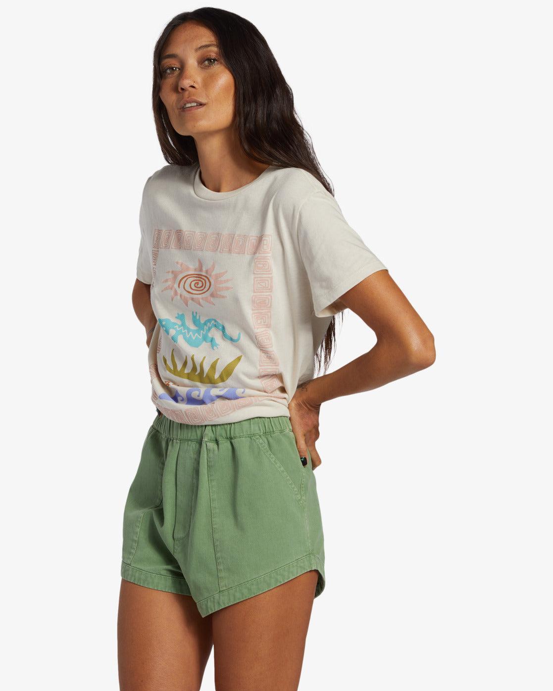 A/Div Safari Shorts - Cloud Forest Female Product Image