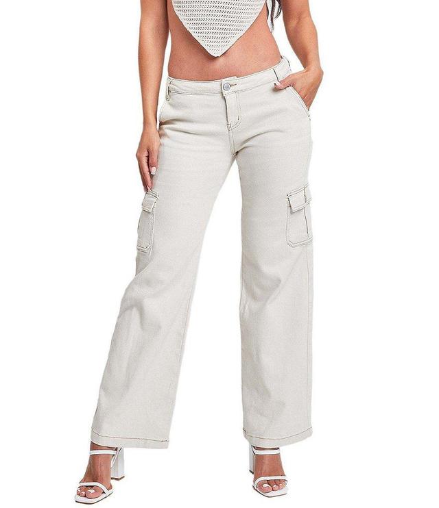 YMI Jeanswear Low Rise Cargo Skater Pants Product Image