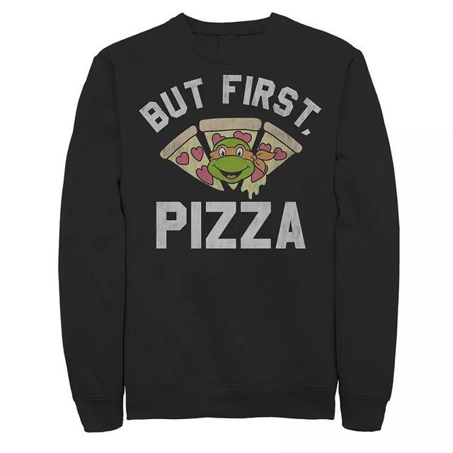 Big & Tall Nickelodeon Teenage Mutant Ninja Turtles Pizza First Fleece Sweatshirt, Mens Product Image