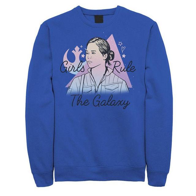 Mens Star Wars The Rise Of Skywalker Girls Rule The Galaxy Rose Fleece Tee Product Image