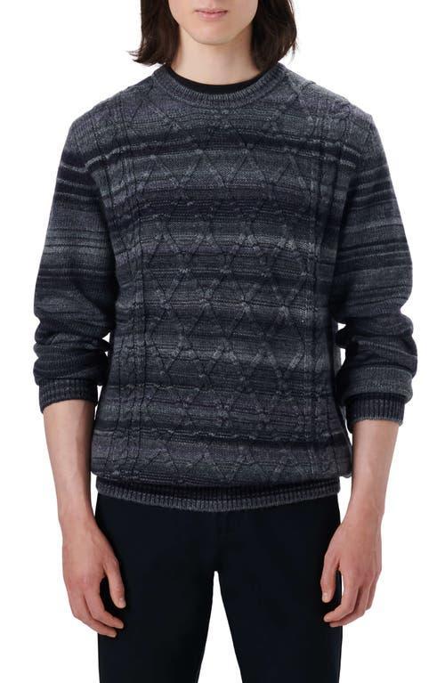 Bugatchi Diamond Stitch Wool Blend Sweater Product Image