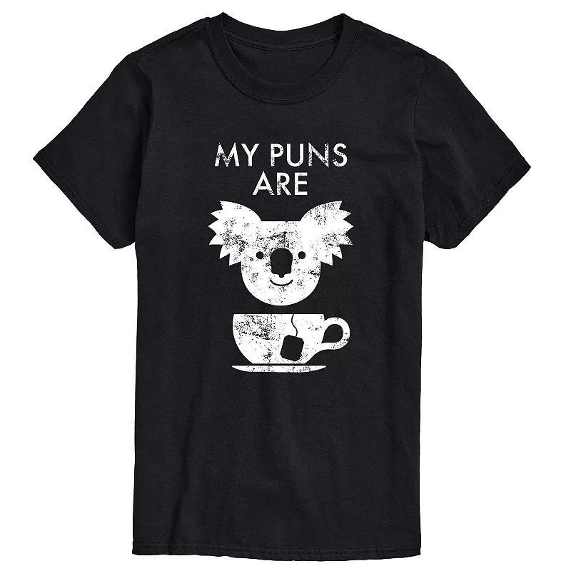 Mens My Puns Are Koala Tea Graphic Tee Product Image