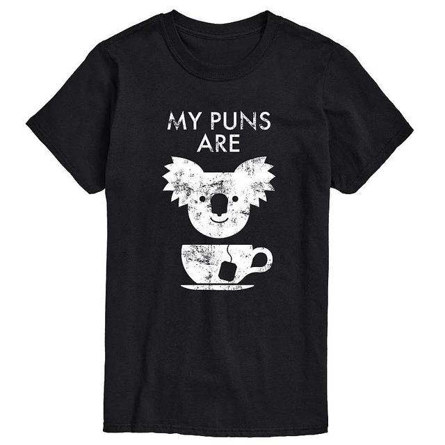 Mens My Puns Are Koala Tea Graphic Tee Product Image