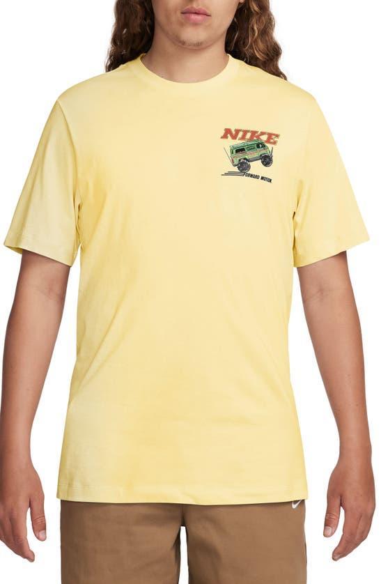 Sole Rally Graphic T-shirt In Yellow Product Image