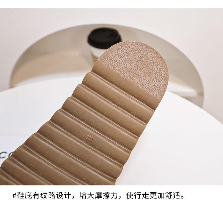 Platform Fleece-Lined Buckled Slip-Ons Product Image