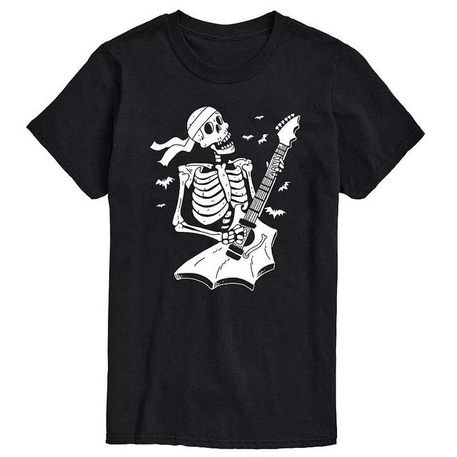 Big & Tall Skeleton Guitar Graphic Tee, Mens Product Image