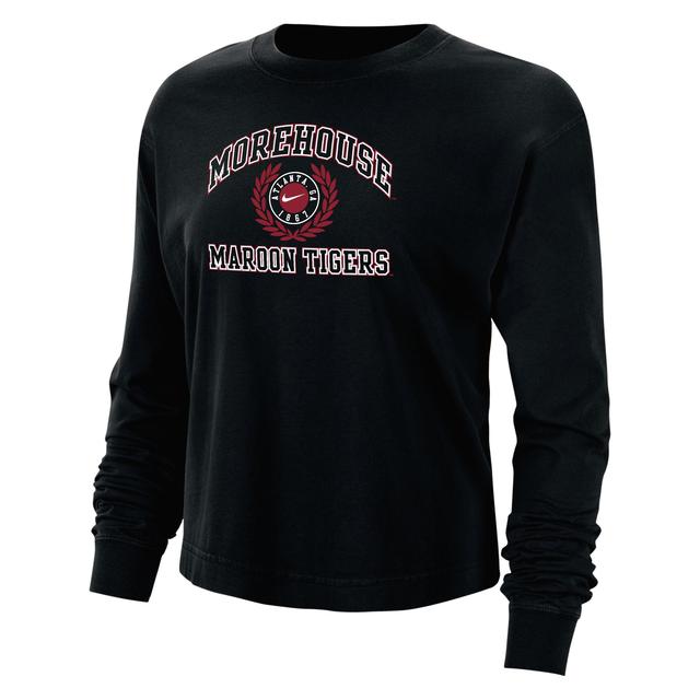 Morehouse Nike Women's College Boxy Long-Sleeve T-Shirt Product Image