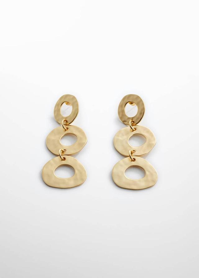 MANGO - Twisted hoop earrings - One size - Women Product Image