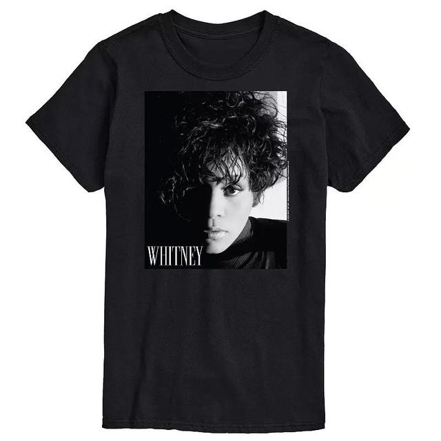 Big & Tall Whitney Houston Tee Tee, Mens Athletic Grey Product Image