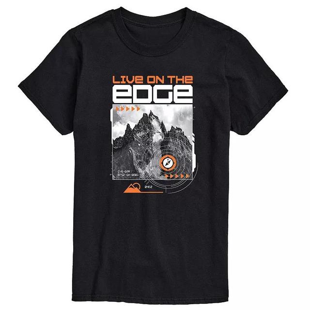 Big & Tall Live on the Edge Graphic Tee, Mens Product Image