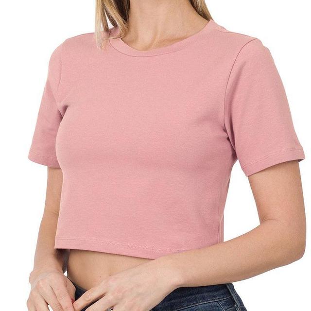 Simply Cropped Tee- 3 Colors Product Image