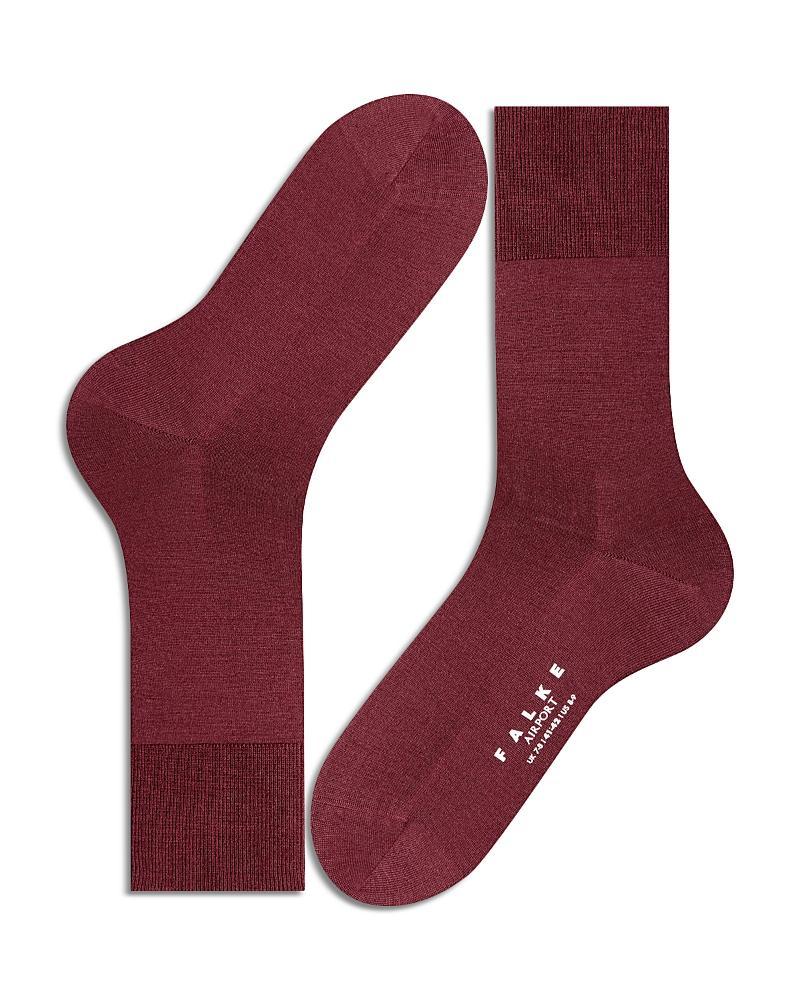 Falke Merino Airport Crew Socks with Cotton Lining (Nutmeg Melange) Men's Low Cut Socks Shoes Product Image