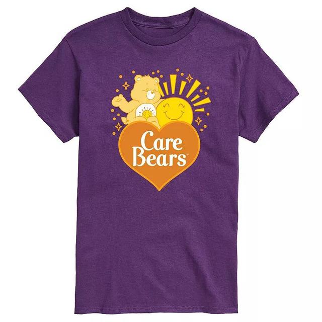 Mens Care Bears Funshine Logo Graphic Tee Product Image