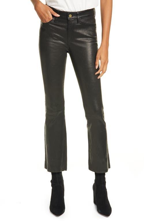 FRAME Le Crop Mini Boot Leather Pants Product Image