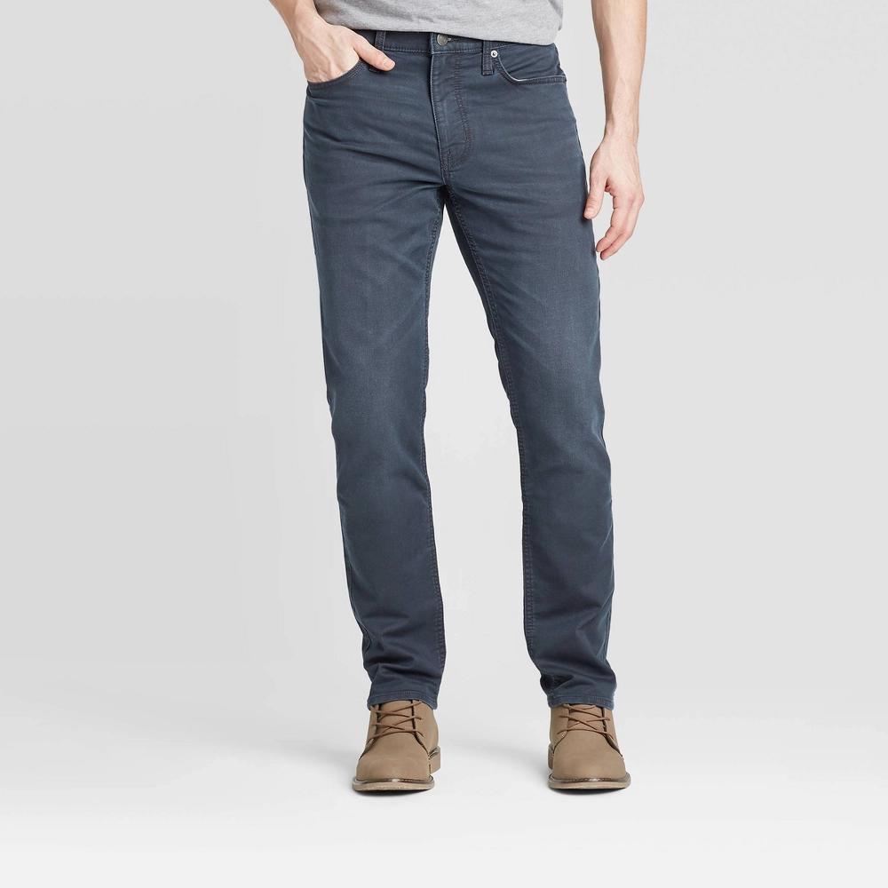 Mens Slim Fit Jeans - Goodfellow & Co Galaxy Blue 42x32 Product Image