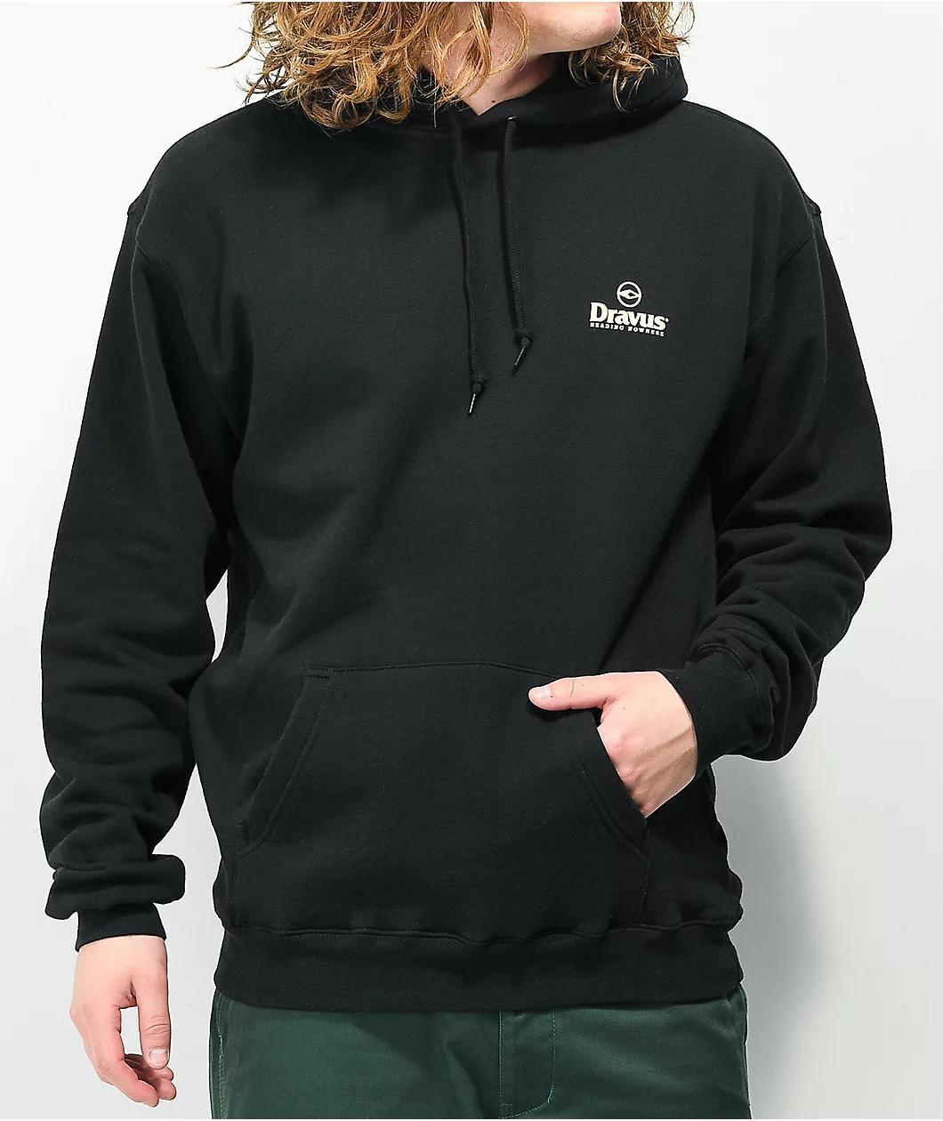 Dravus Many Moons Black Hoodie Product Image