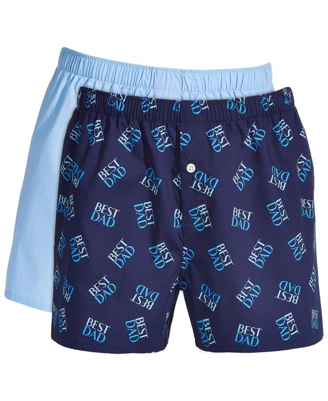 Club Room Mens 2-Pk. Regular-Fit Cotton Boxers, Created for Macys Product Image