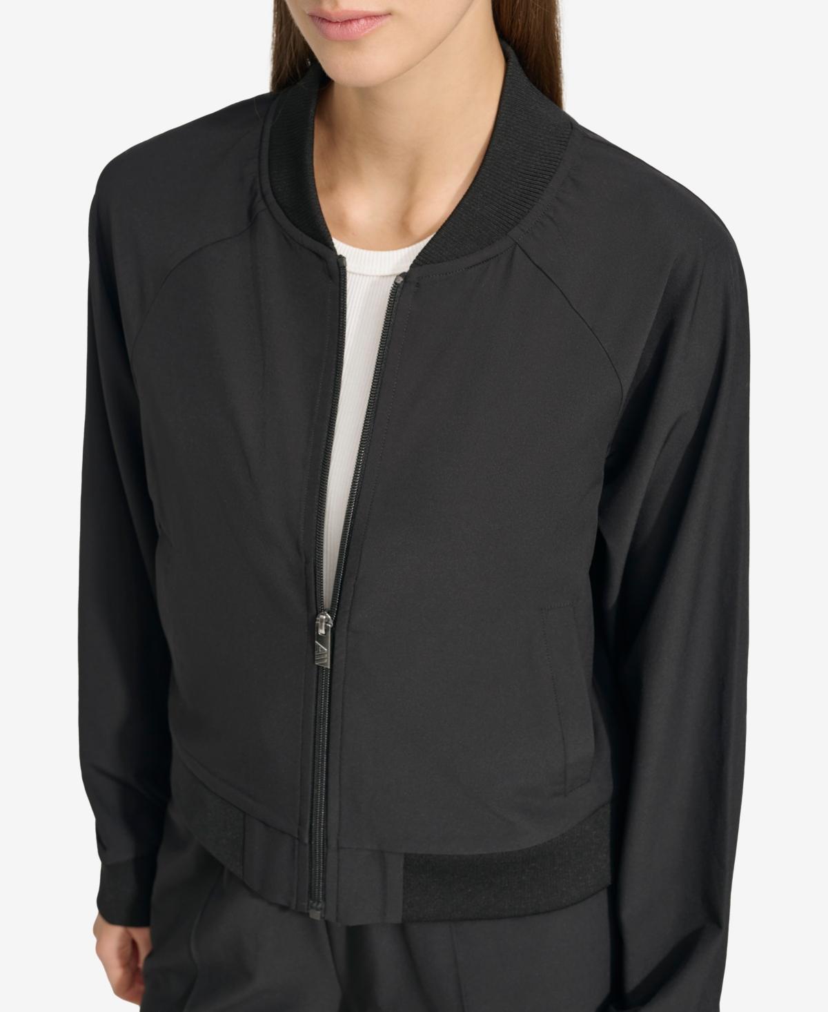 Andrew Marc Sport Womens Woven Bomber Jacket Product Image