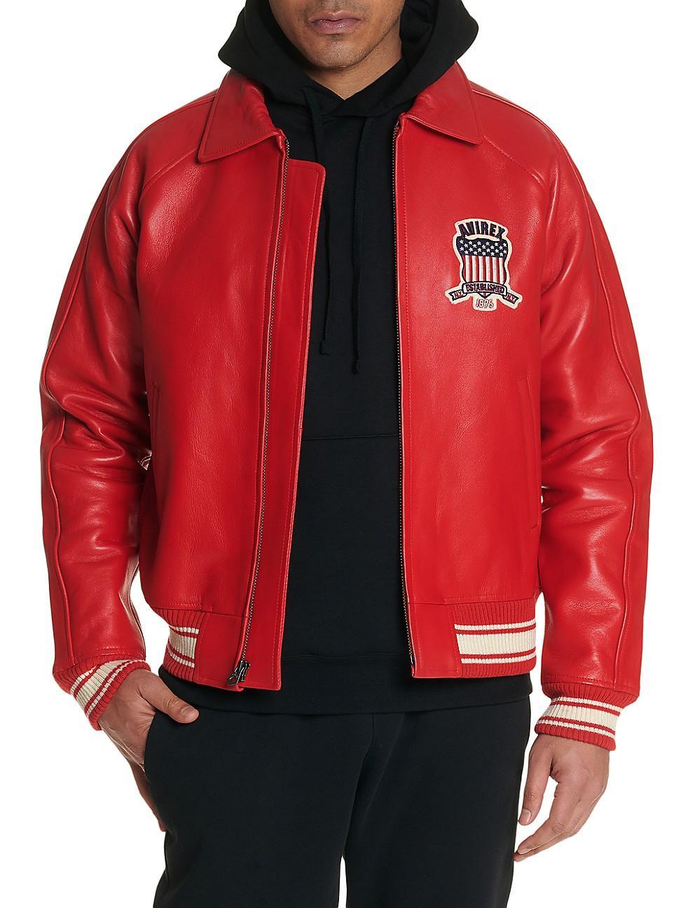 Mens Icon Leather Jacket Product Image