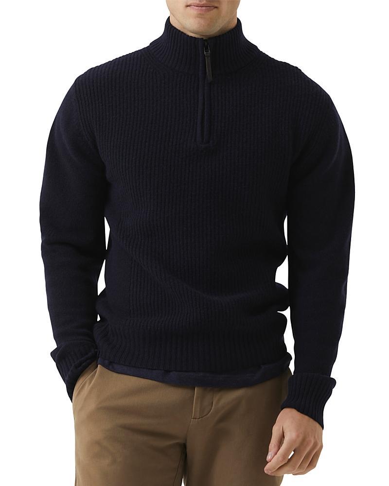 Mens Charlestown Quarter-Zip Lambswool Sweater Product Image