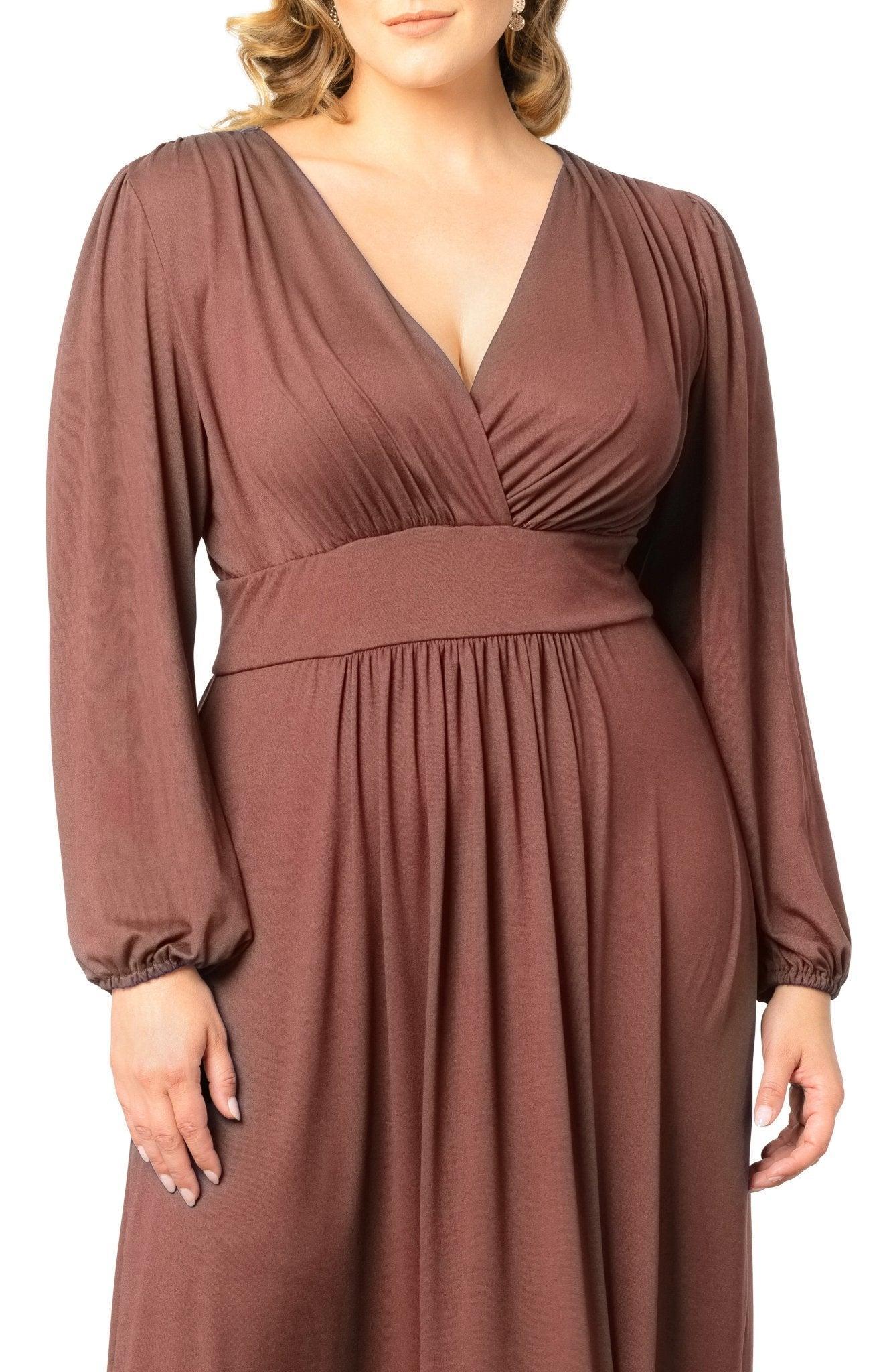 Kelsey Long Sleeve Maxi Dress - Plus Product Image