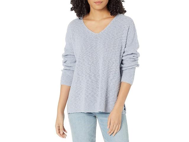 Eileen Fisher V-Neck Pullover (Delphine) Women's Clothing Product Image