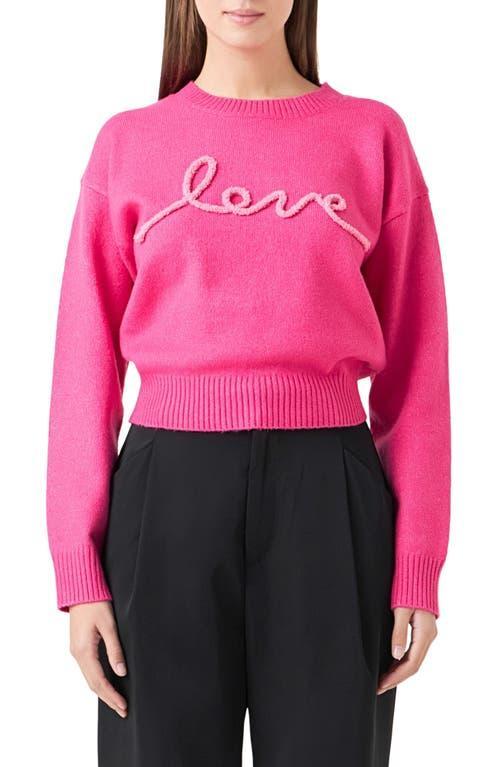 Endless Rose Love Chenille Sweater Product Image