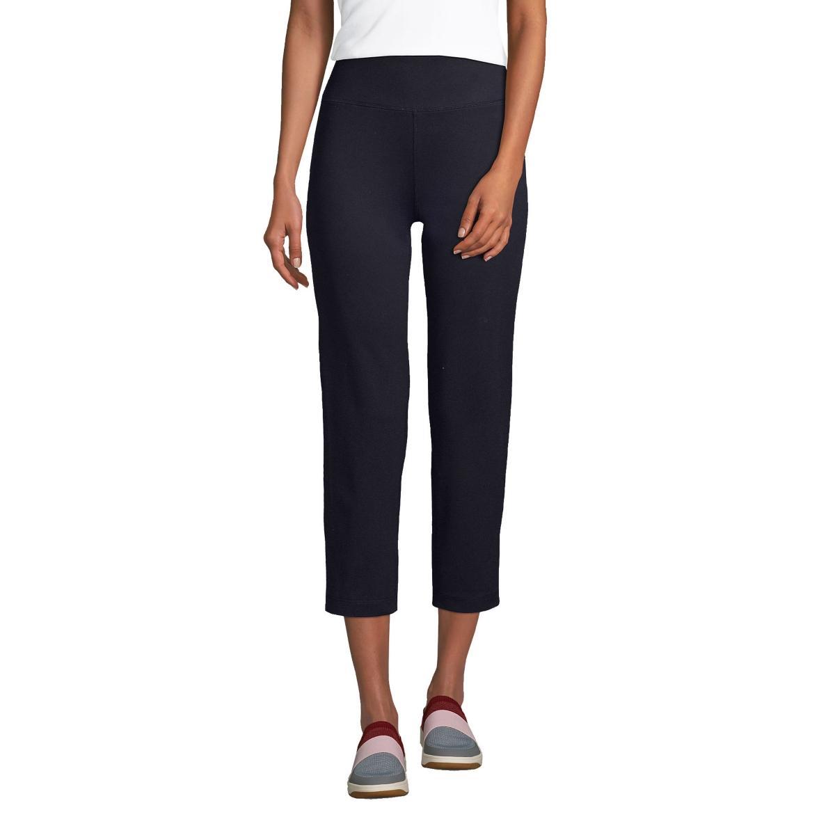 Lands End Womens Active Crop Yoga Pants Product Image