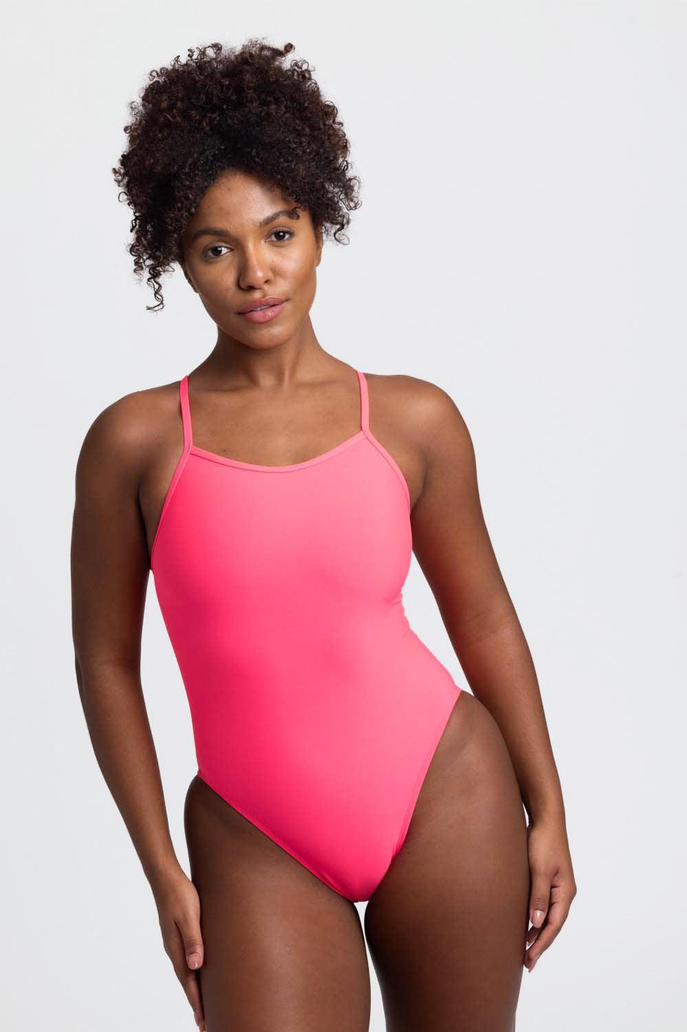 Chevy Swim Onesie - Hot Pink Female Product Image