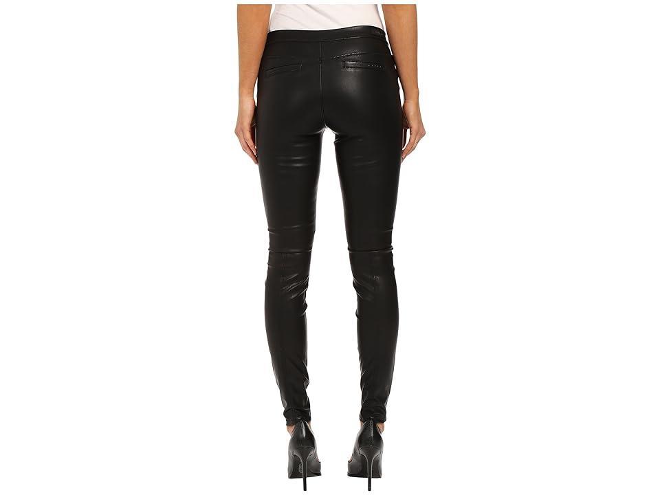 Blank NYC Faux Leather Pull On Skinny (Black) Women's Casual Pants Product Image