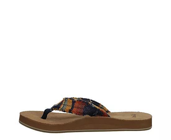 Sanuk Mens Fraid Not Blanket Flip Flop Sandal Product Image