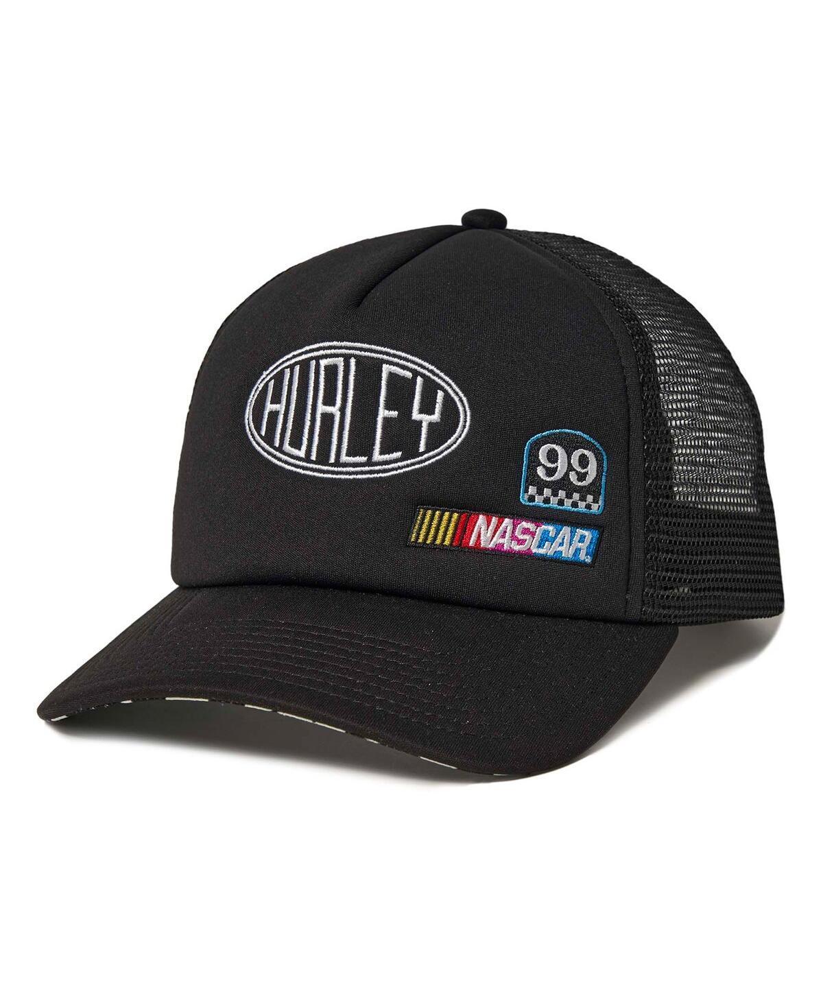 Womens Hurley Black Nascar Foam Trucker Snapback Hat Product Image