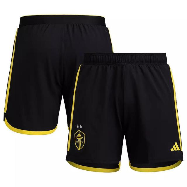 Mens adidas Seattle Sounders FC 2024 Away Authentic Shorts Product Image