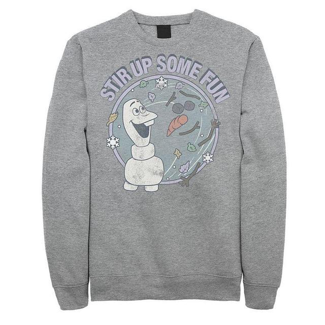 Disneys Frozen 2 Olaf Mens Stir Up Some Fun Sweatshirt Athletic Grey Product Image