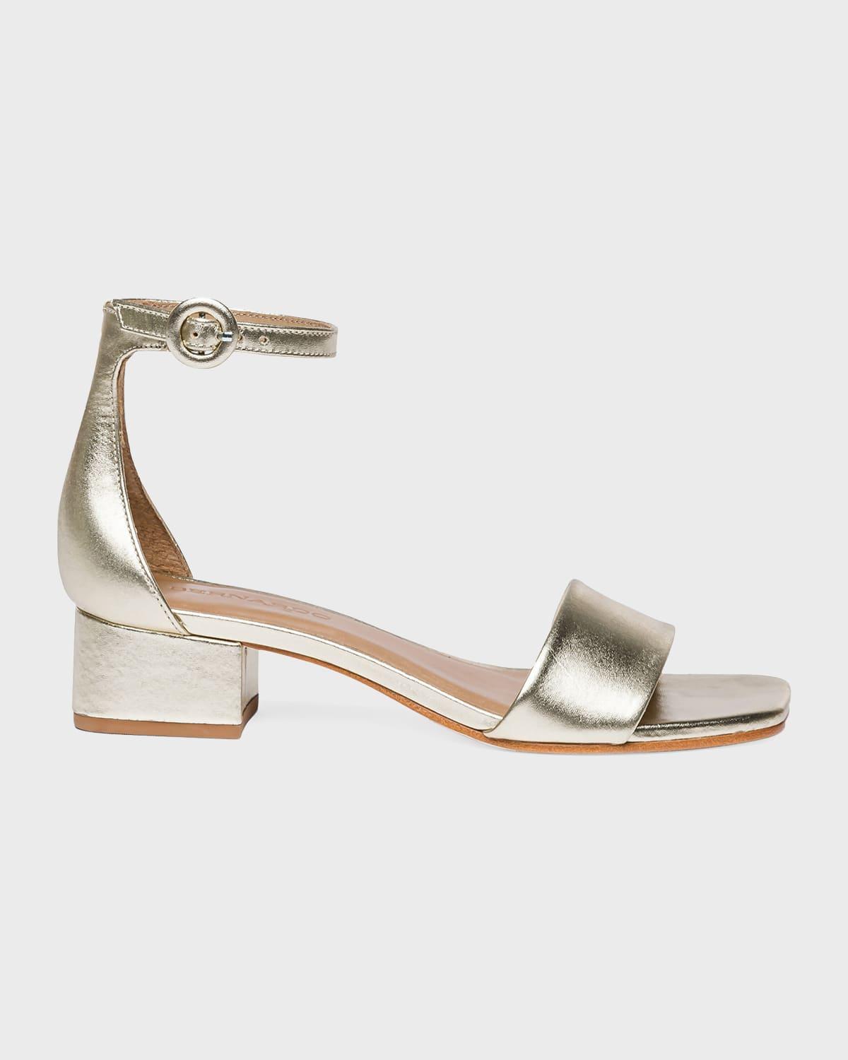 Jalena Metallic Ankle-Strap Sandals Product Image