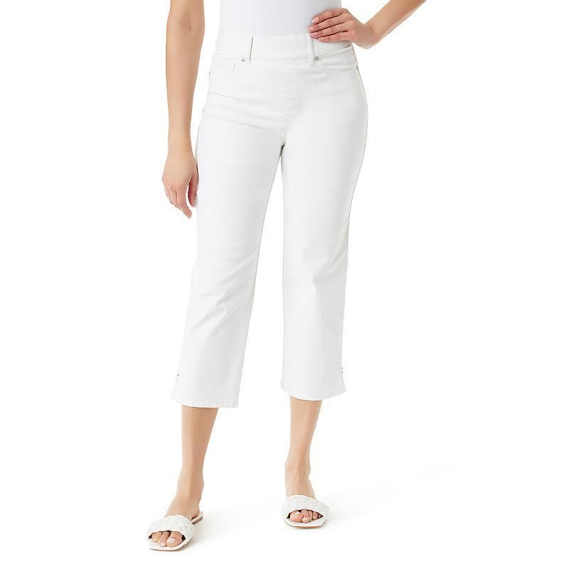 Petite Gloria Vanderbilt Shape Effect Capri Pants, Womens Product Image