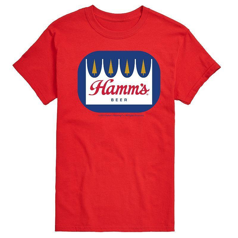 Mens Hamms Logo Graphic Tee Med Grey Product Image