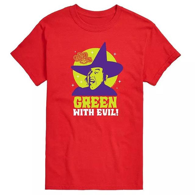 Mens Wizard Of Oz Green With Evil Graphic Tee Product Image