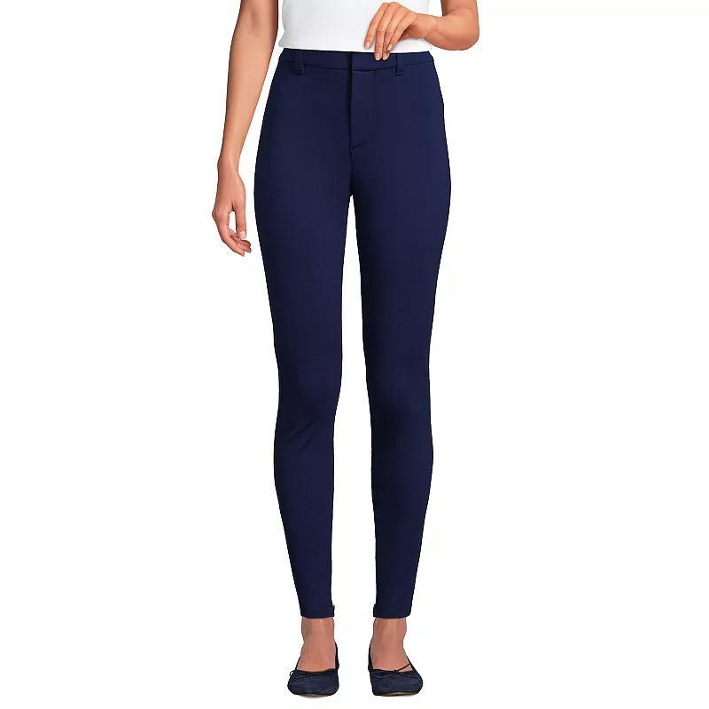 Lands' End Women's High Rise Ponte Polished Leggings Product Image