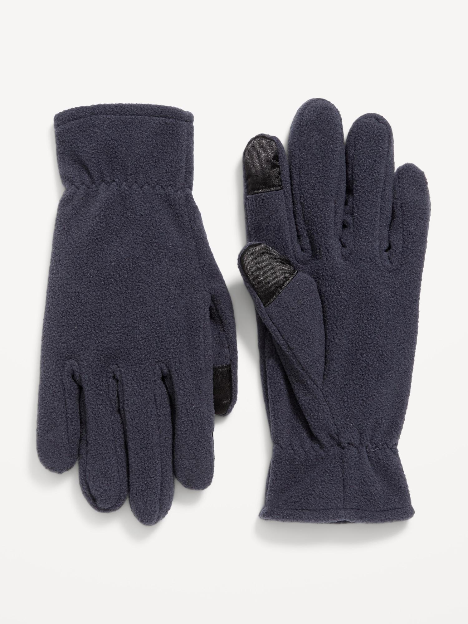 Text-Friendly Performance Fleece Gloves for Men Product Image