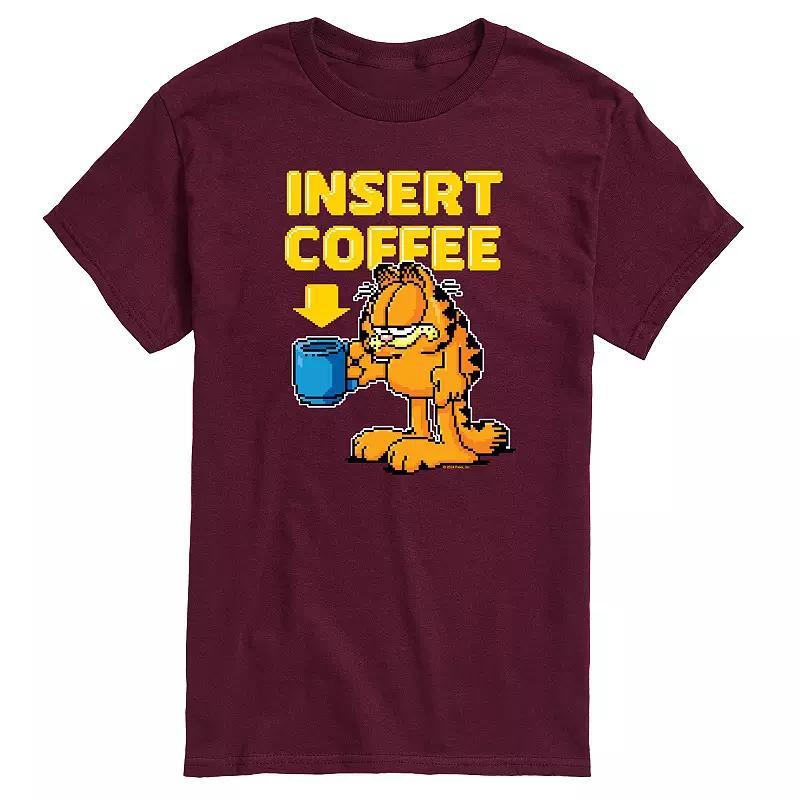 Mens Garfield Coffee Graphic Tee Product Image