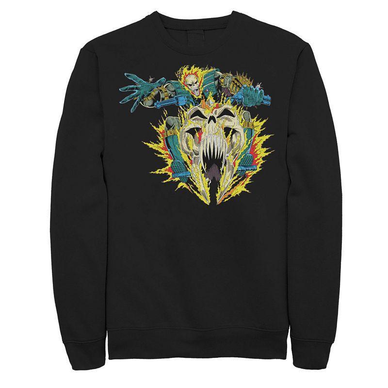 Mens Marvel Ghost Rider Action Shot Sweatshirt Product Image