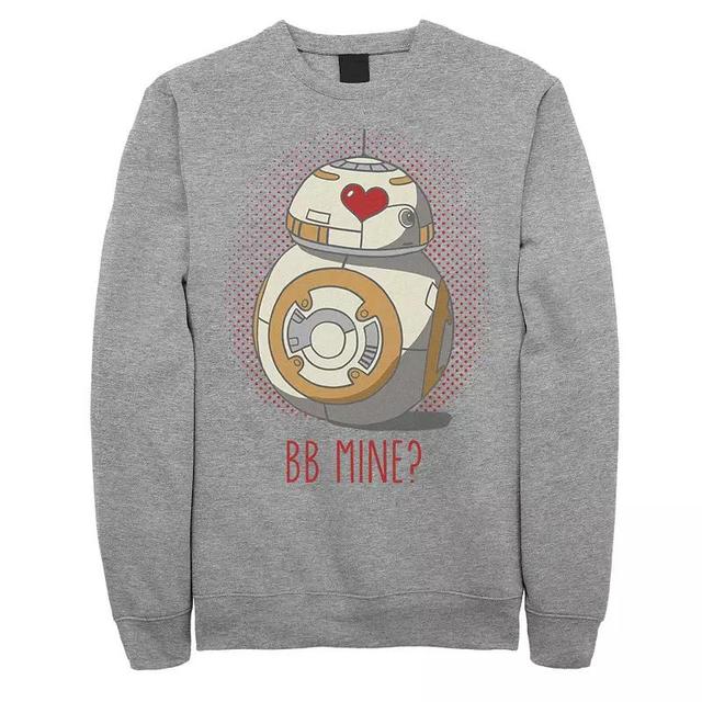 Mens Star Wars BB-8 Mine Sweatshirt Med Grey Product Image