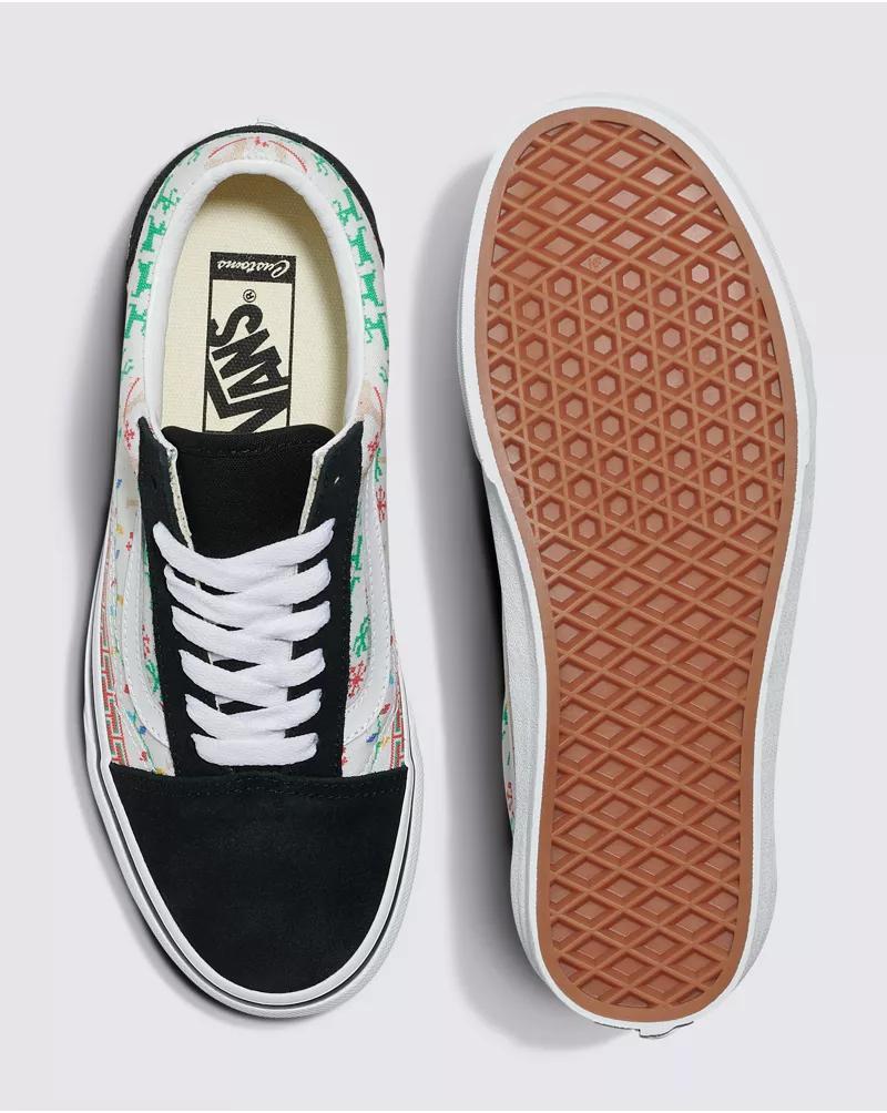 Customs White Fair Isle Old Skool Product Image