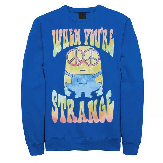 Mens Despicable Me Minions When Youre Strange Sweatshirt Product Image