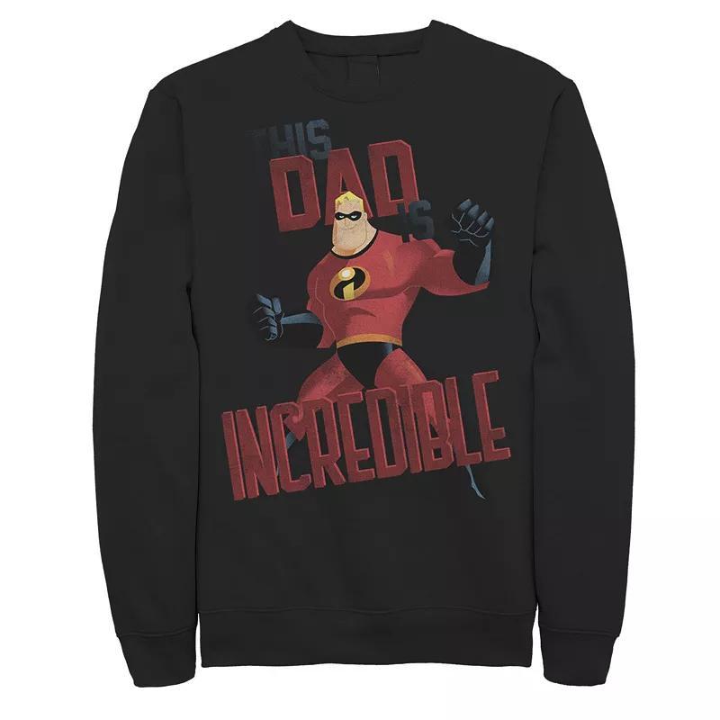 Mens Disney / Pixar The Incredibles This Dad Sweatshirt Product Image