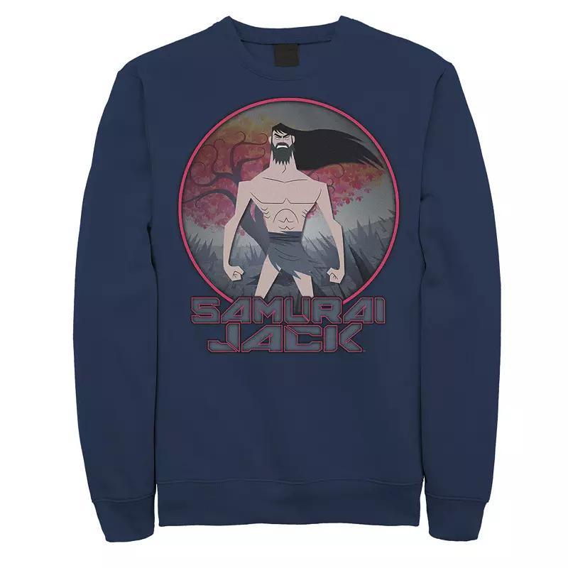 Mens Cartoon Network Samurai Jack The Meditating Warrior Badge Sweatshirt Product Image